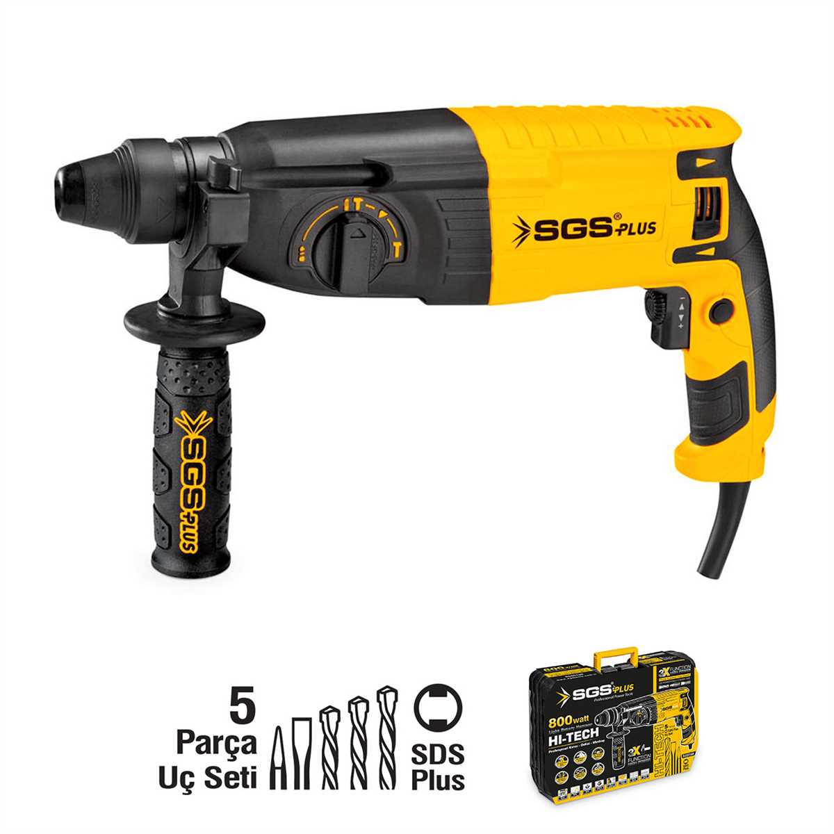 SGS Kırıcı Delici Matkap 800 Watt (4/Koli)✓